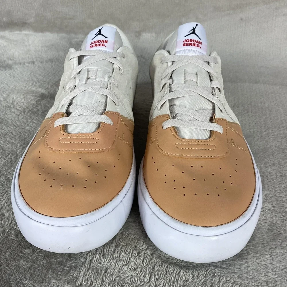 Nike Jordan Series ES Shoes Mens Size 13 Tan White Casual Sneakers NEW